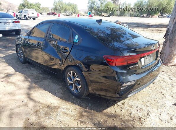 3KPF24AD8KE077805 2019 KIA FORTE Black Задня ліва чверть