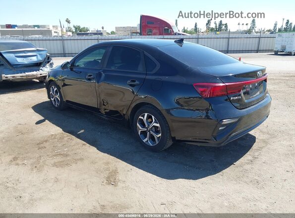 3KPF24AD8KE092854 2019 KIA FORTE Black Задня ліва чверть