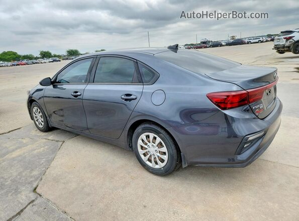 3KPF24AD8KE110592 2019 KIA FORTE Gray Rear left