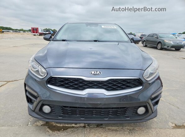 3KPF24AD8KE110592 2019 KIA FORTE Gray Front view