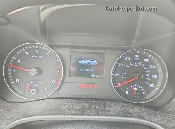 3KPF24AD8KE110592 2019 KIA FORTE Gray Instrument cluster view