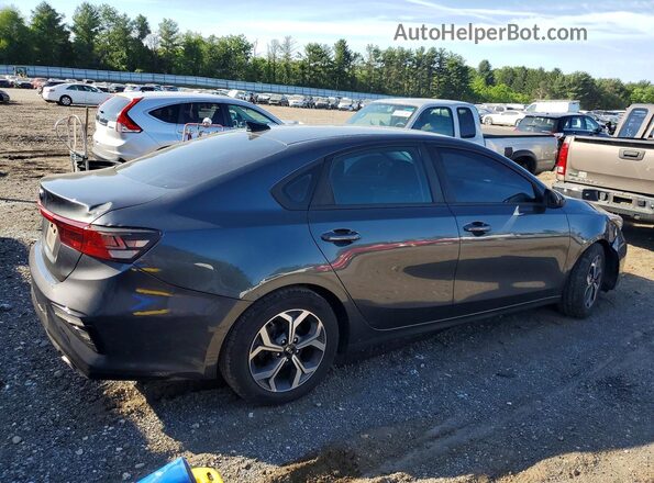 3KPF24AD8KE131104 2019 KIA FORTE Gray Задня права чверть