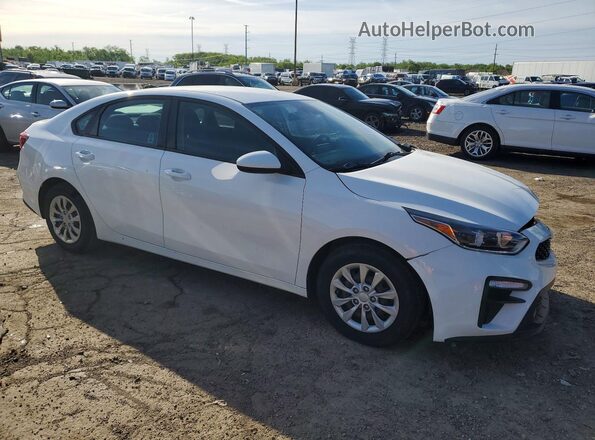 3KPF24AD8LE227865 2020 KIA FORTE White Przód prawy