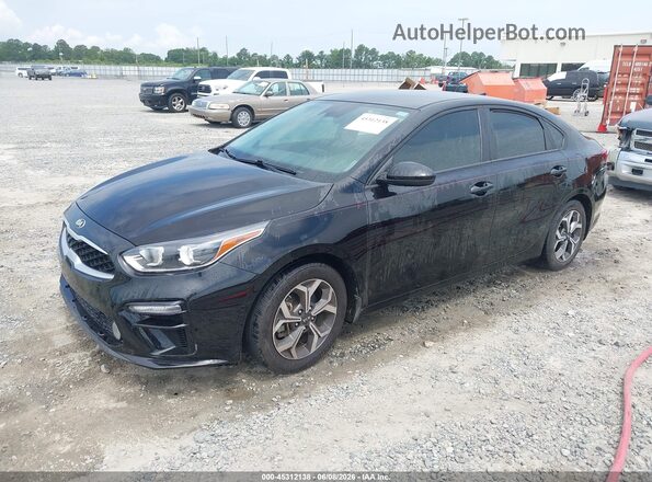 3KPF24AD8LE251390 2020 KIA FORTE Black Առջևի ձախ երեք քառորդ տեսարան