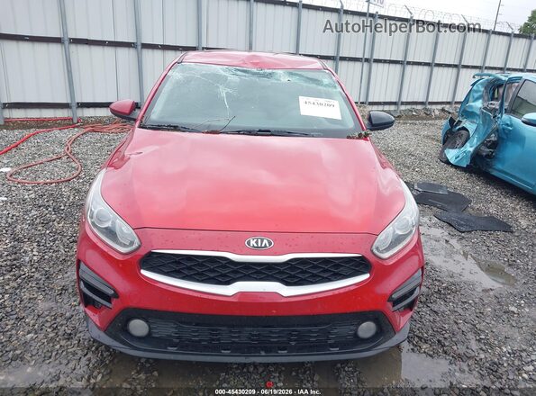 3KPF24AD8ME311671 2021 KIA FORTE Red Вид щитка приладів