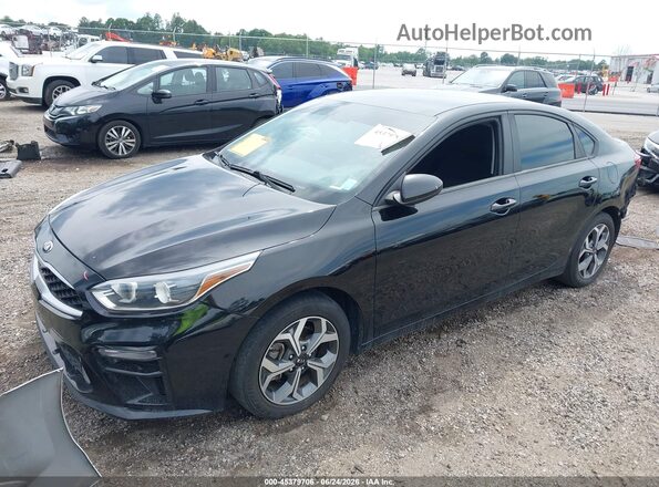 3KPF24AD8ME375807 2021 KIA FORTE Black წინა მარცხენა ხედი სამი მეოთხედიდან