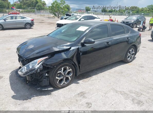 3KPF24AD8ME381400 2021 KIA FORTE Black Передня ліва чверть