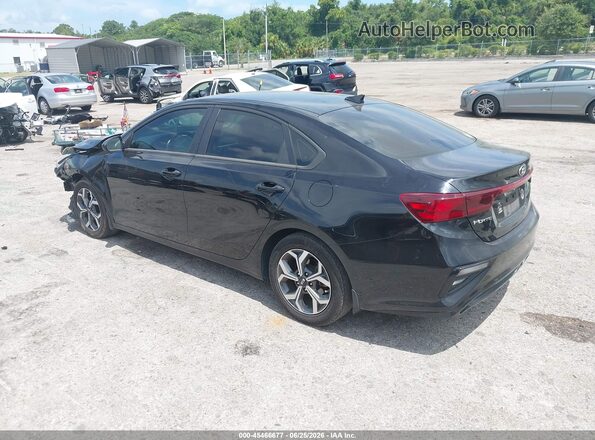 3KPF24AD8ME381400 2021 KIA FORTE Black Задня ліва чверть