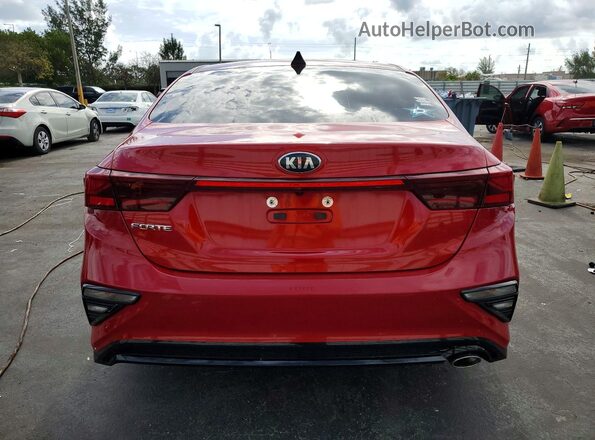3KPF24AD8ME383793 2021 KIA FORTE Red Հետևի տեսք