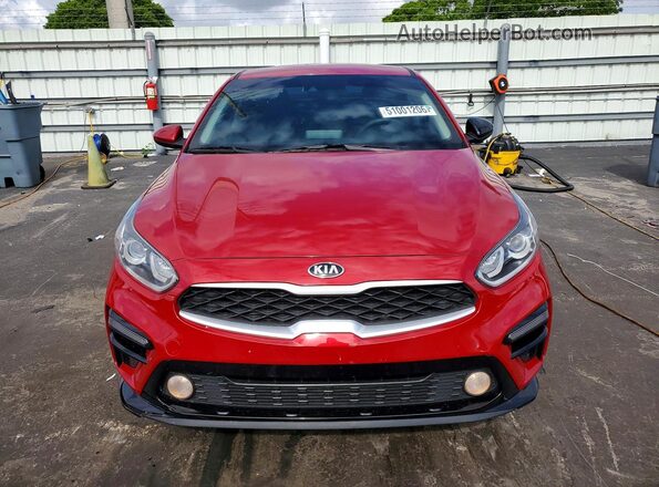 3KPF24AD8ME383793 2021 KIA FORTE Red Դիմացի տեսք