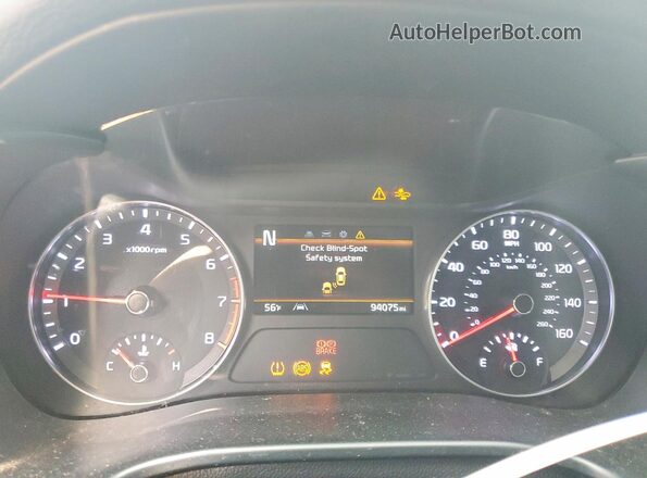 3KPF24AD8NE424974 2022 KIA FORTE Black Widok zestawu wskaźników