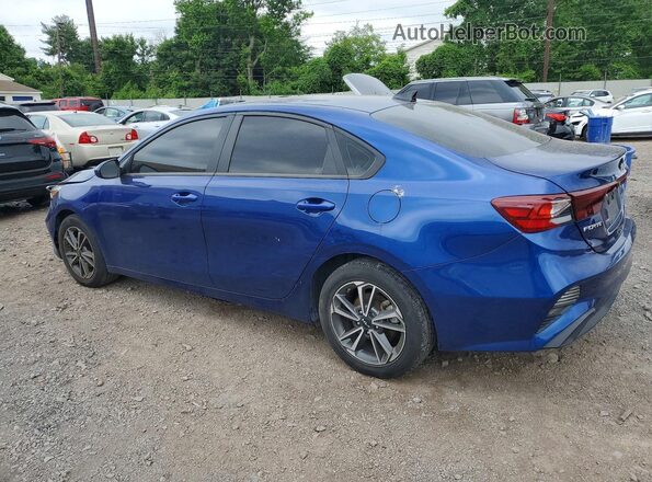 3KPF24AD8NE446134 2022 KIA FORTE Blue Trasero izquierdo