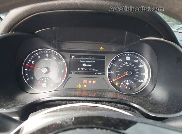 3KPF24AD8NE446134 2022 KIA FORTE Blue Vista del cuadro de instrumentos