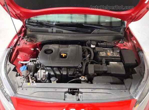 3KPF24AD8RE722513 2024 KIA FORTE Красный Вид задней части салона