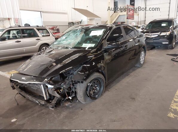 3KPF24AD9LE181284 2020 KIA FORTE Black წინა მარცხენა ხედი სამი მეოთხედიდან