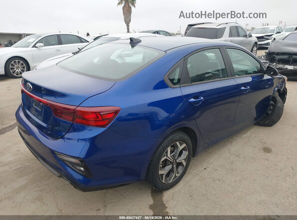 3KPF24AD9LE209021 2020 KIA FORTE Blue Rear right