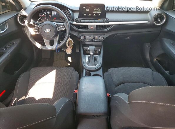 3KPF24AD9ME346722 2021 KIA FORTE Charcoal Առջևի վահանակի տեսք