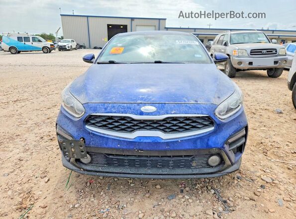 3KPF24AD9ME370194 2021 KIA FORTE Blue Vista frontal