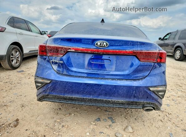 3KPF24AD9ME370194 2021 KIA FORTE Blue Vista trasera