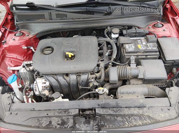 3KPF24AD9NE489736 2022 KIA FORTE Red Вид ззаду