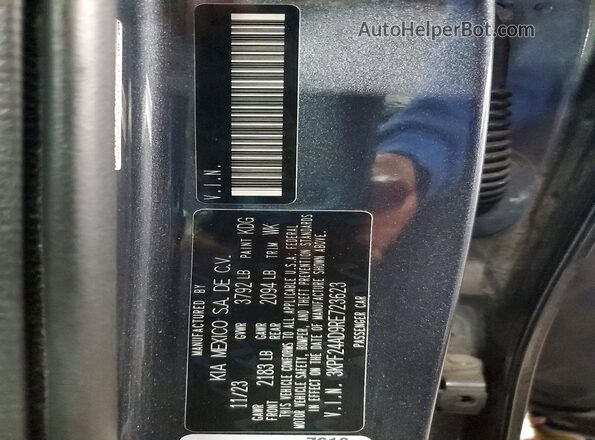 3KPF24AD9RE723623 2024 KIA FORTE Gray 