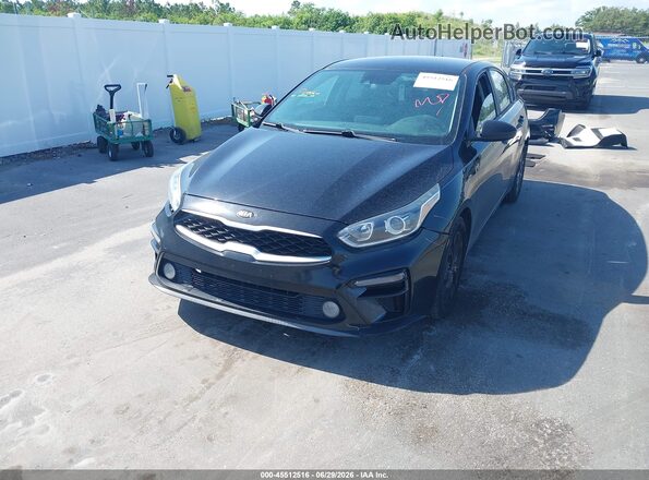 3KPF24ADXKE057586 2019 KIA FORTE Черный Передняя левая четверть