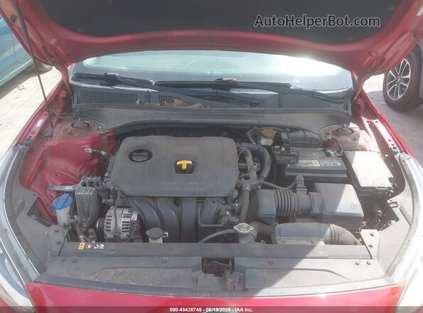 3KPF24ADXKE112778 2019 KIA FORTE Red Հետևի տեսք