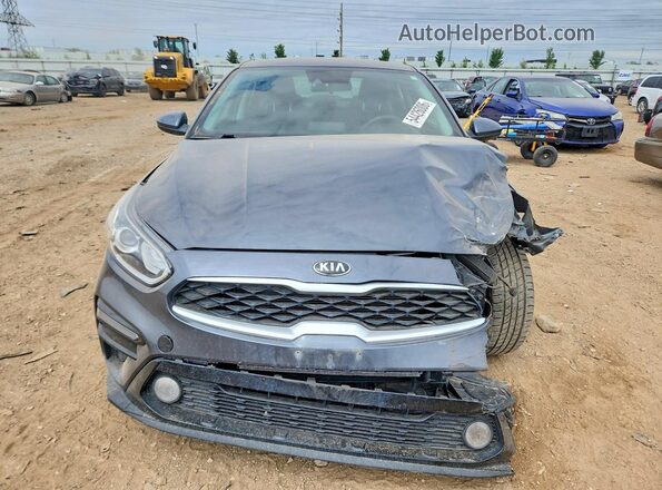 3KPF24ADXLE196960 2020 KIA FORTE Charcoal Front view