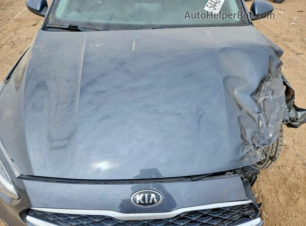 3KPF24ADXLE196960 2020 KIA FORTE Charcoal Rear interior view