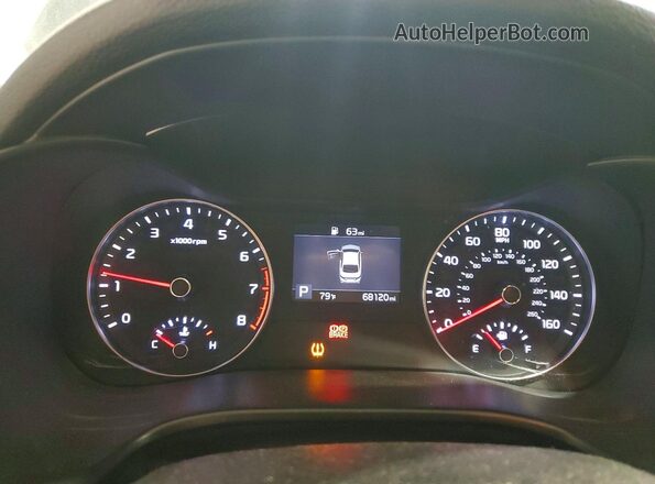 3KPF24ADXME325717 2021 KIA FORTE Gray Widok zestawu wskaźników