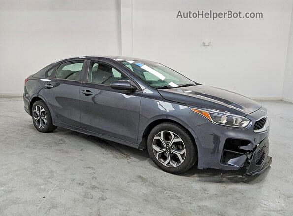 3KPF24ADXME351184 2021 KIA FORTE Gray 