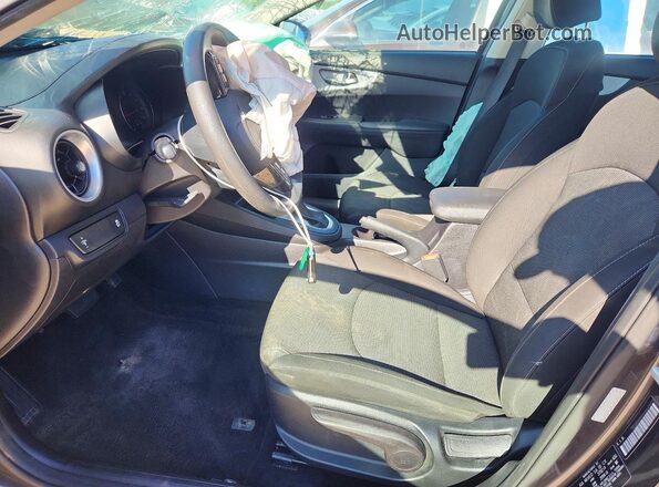 3KPF24ADXNE429013 2022 KIA FORTE Gray Widok wnętrza z przodu