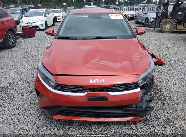 3KPF24ADXNE433739 2022 KIA FORTE Orange Вид задньої частини салону