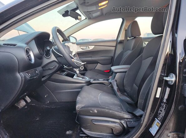 3KPF24ADXNE441565 2022 KIA FORTE Black Widok wnętrza z przodu