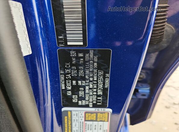 3KPF24ADXPE647987 2023 KIA FORTE Blue 