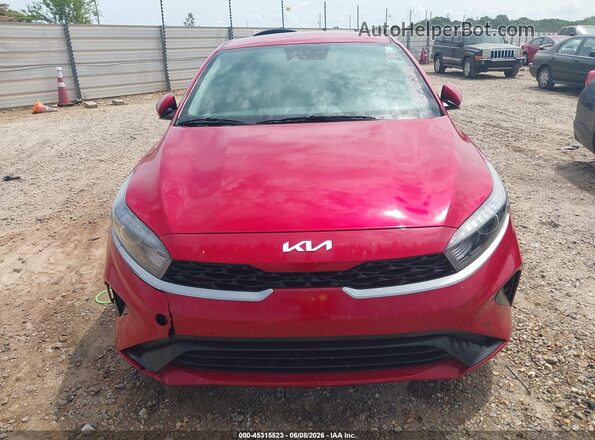 3KPF24ADXPE656074 2023 KIA FORTE Red Vista del cuadro de instrumentos