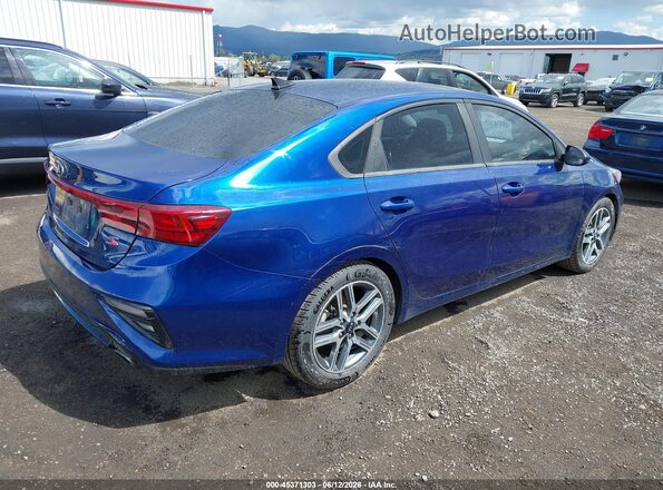 3KPF34AD0KE110647 2019 KIA FORTE Blue უკანა მარჯვენა