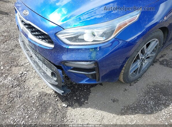 3KPF34AD0KE110647 2019 KIA FORTE Blue წინა ხედი