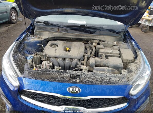 3KPF34AD0KE110647 2019 KIA FORTE Blue უკანა ხედი