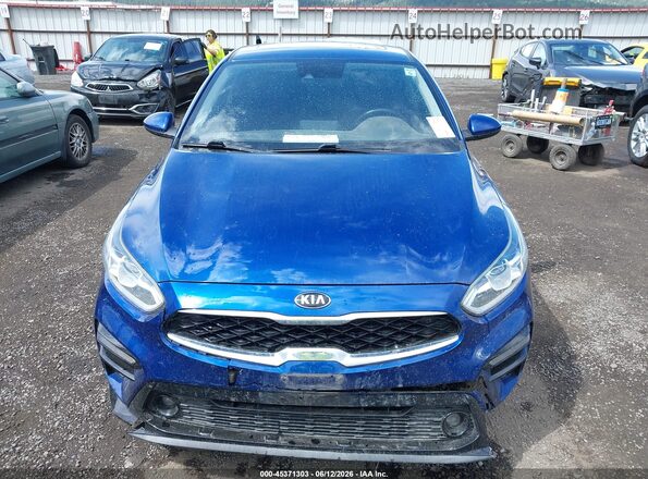 3KPF34AD0KE110647 2019 KIA FORTE Blue ხელსაწყოთა პანელის ხედი