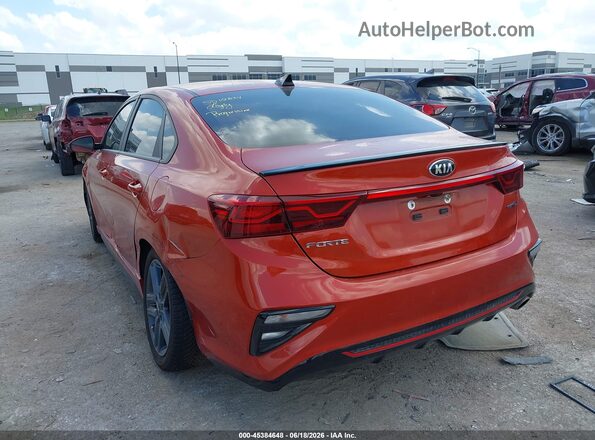 3KPF34AD0ME339977 2021 KIA FORTE Orange უკანა მარცხენა