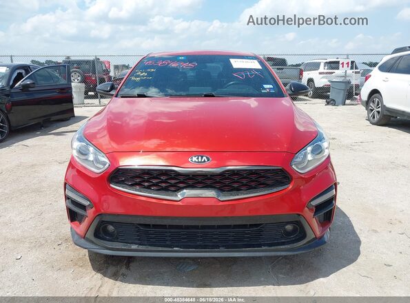 3KPF34AD0ME339977 2021 KIA FORTE Orange ხელსაწყოთა პანელის ხედი