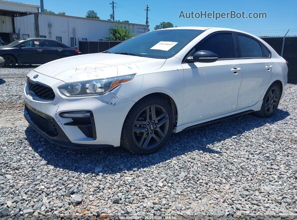 3KPF34AD0ME365138 2021 KIA FORTE White Передня ліва чверть