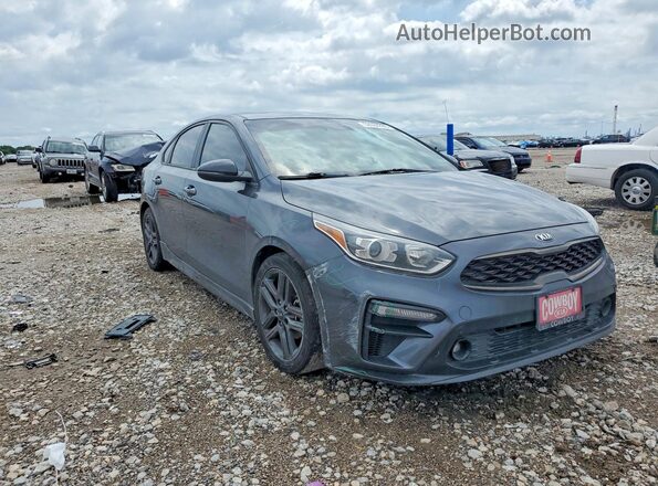 3KPF34AD0ME386670 2021 KIA FORTE Gray Առջևի աջ
