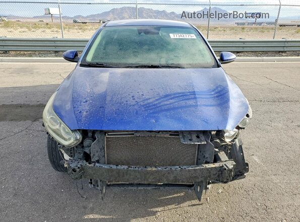 3KPF34AD1KE110141 2019 KIA FORTE Синий Вид спереди