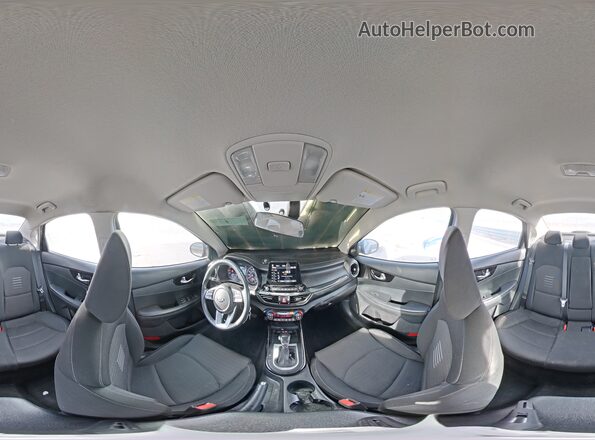 3KPF34AD1KE110141 2019 KIA FORTE Синий Панорамный вид салона 360°