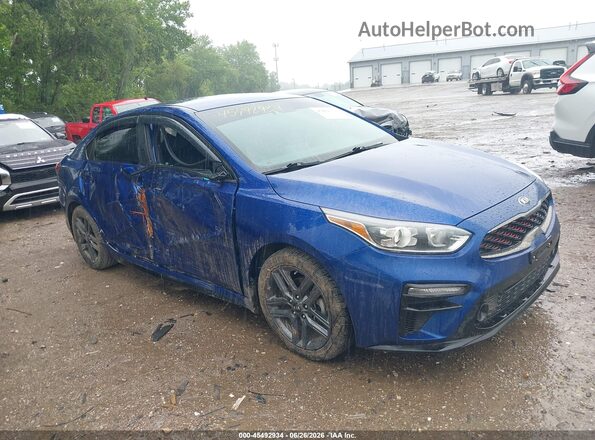 3KPF34AD1LE257206 2020 KIA FORTE Blue Vista frontal