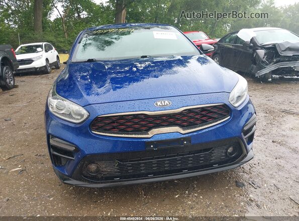 3KPF34AD1LE257206 2020 KIA FORTE Blue Vista del cuadro de instrumentos