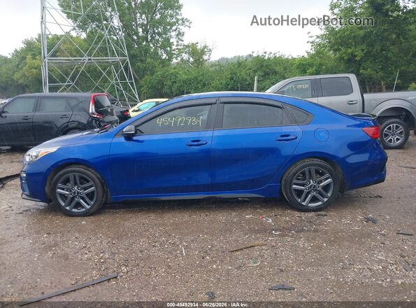 3KPF34AD1LE257206 2020 KIA FORTE Blue Vista interior de 360 grados