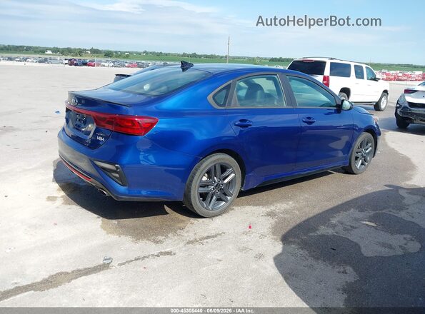 3KPF34AD1ME263749 2021 KIA FORTE Blue Հետևի աջ